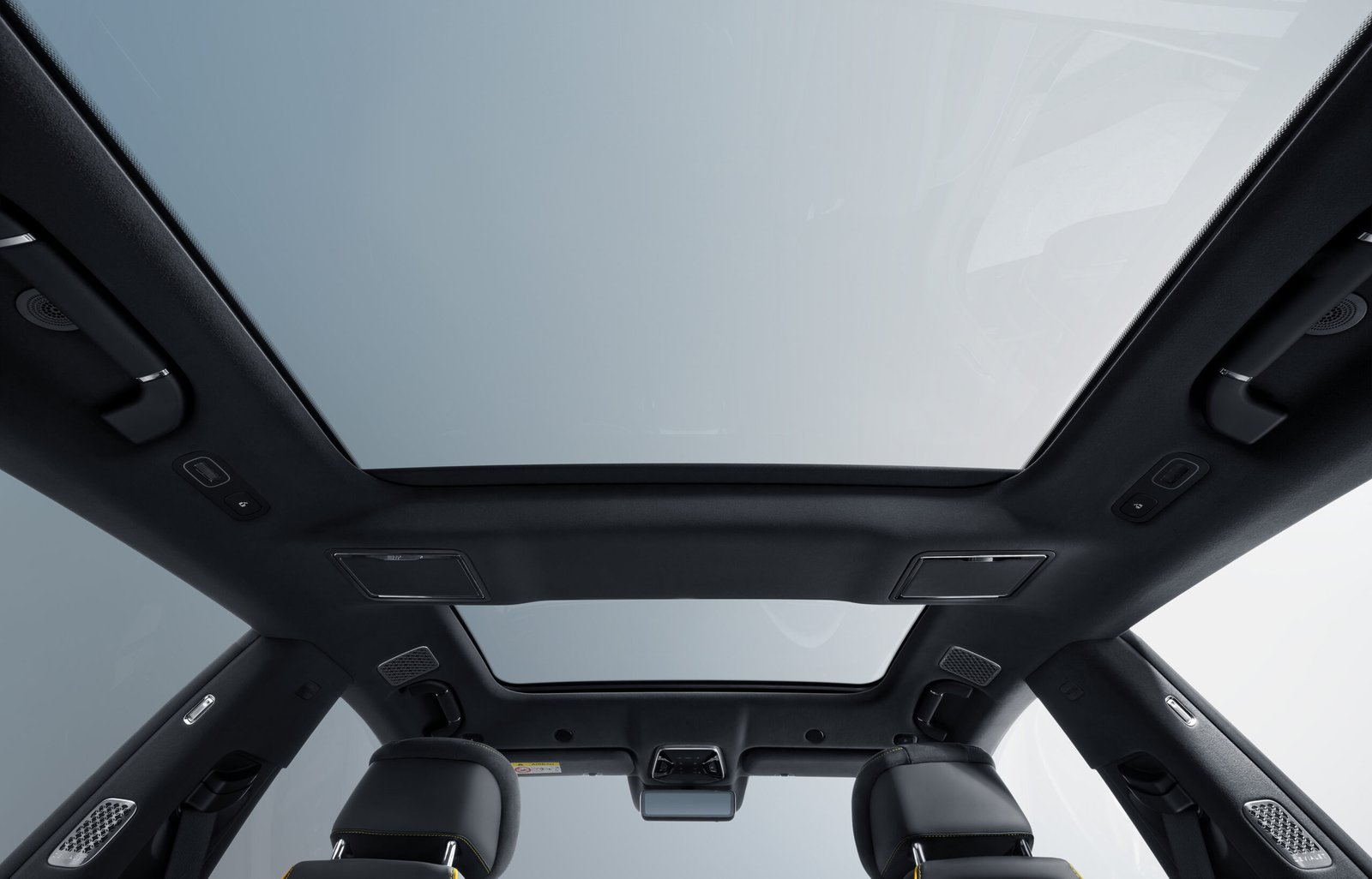 Panoramic glass sunroof